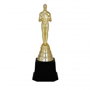 Acrylic Sculpture Trophy (Golden) AC4091