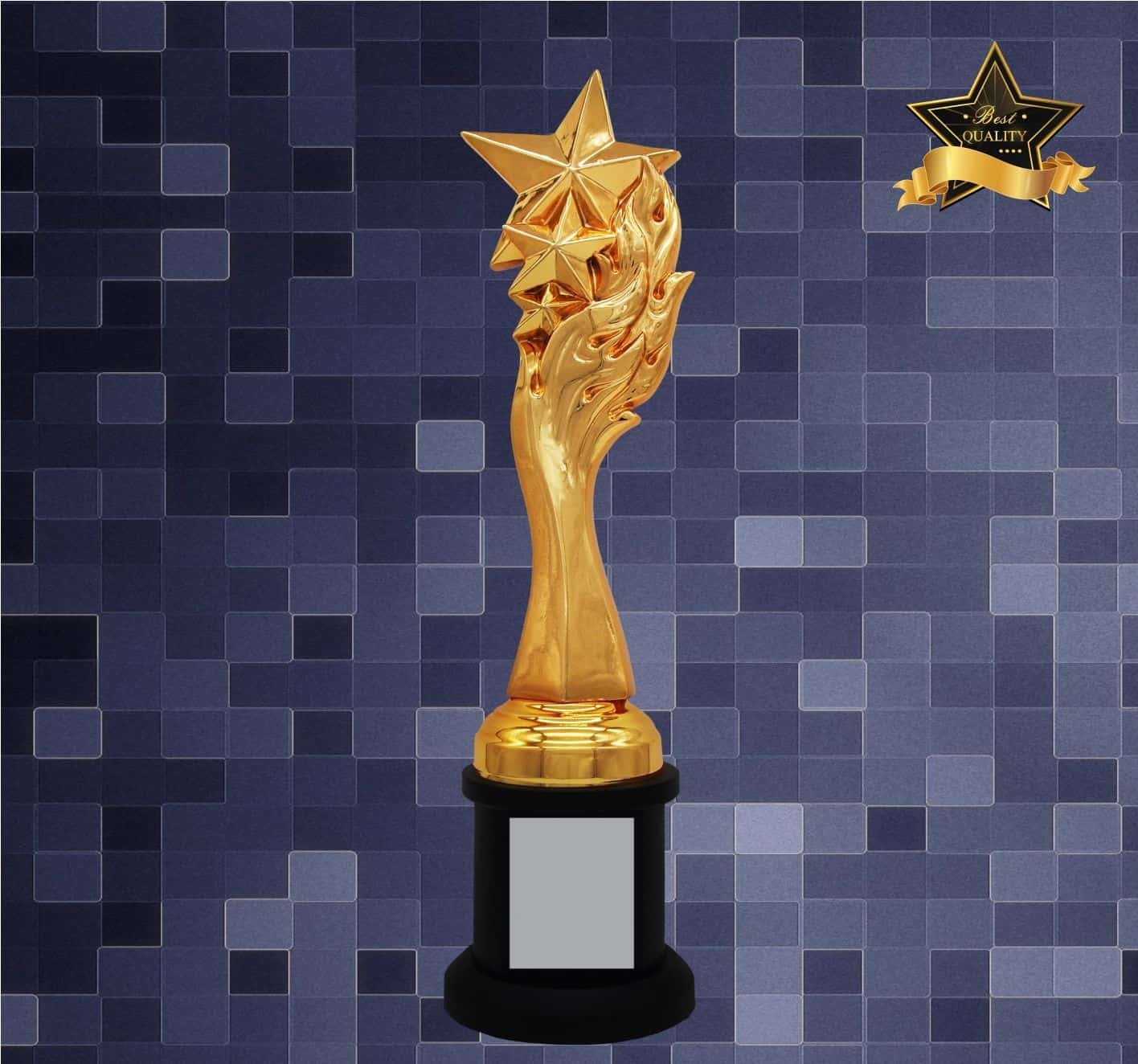 Golden Trophy Star Sculpture Trophy AC4282 Star Sculpture Trophy AC4282