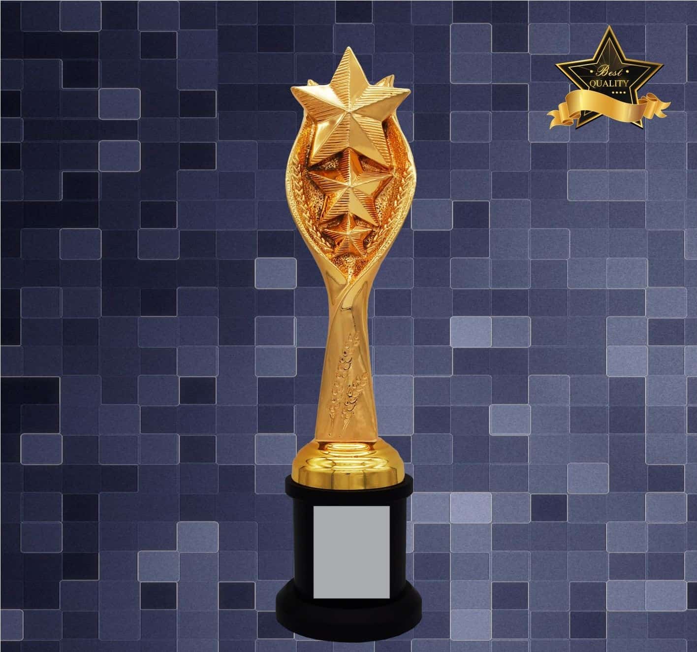 Golden Trophy Star Sculpture Trophy AC4283 Star Sculpture Trophy AC4283