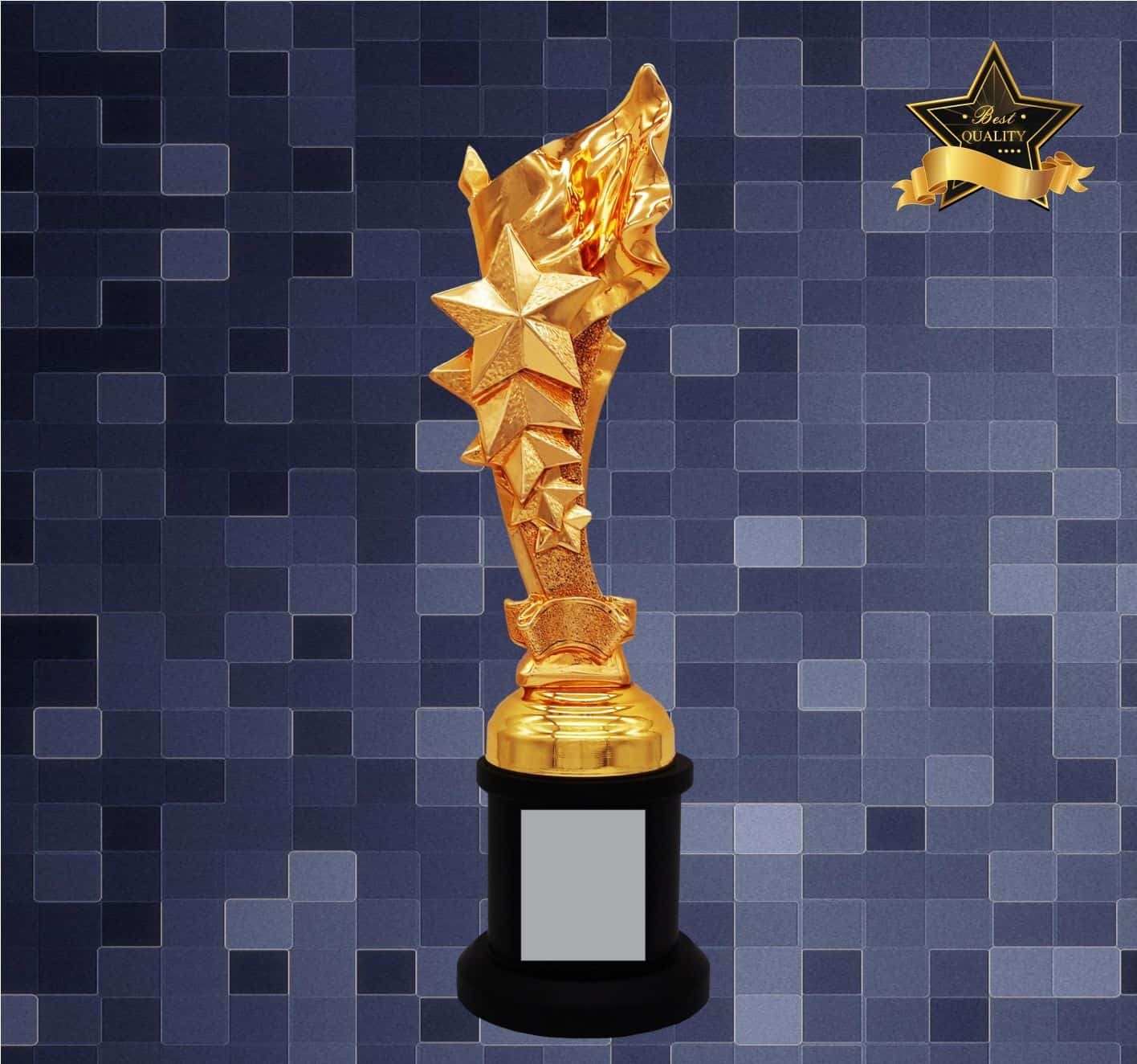 Golden Trophy Star Sculpture Trophy AC4286 Star Sculpture Trophy AC4286