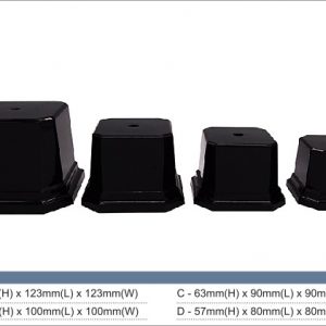 Plastic Trophy Base ACPB003