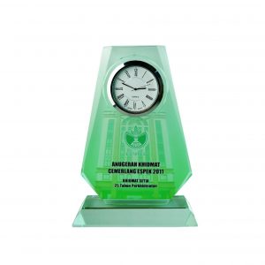 Crystal Clock Plaque CL2018