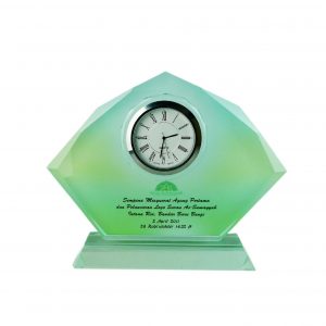 Crystal Clock Plaque CL2020