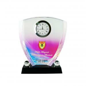 Crystal Clock Plaque CL2022