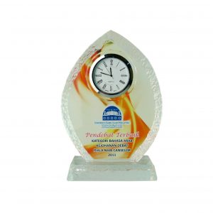 Crystal Clock Plaque CL2024
