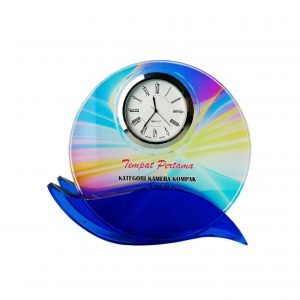 Crystal Clock Plaque CL2025