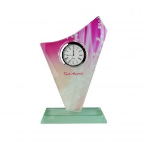 Crystal Clock Plaque CL2026
