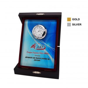 Crystal Clock Plaque CL2029