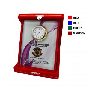 Crystal Clock Plaque CL2030