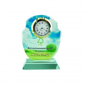 Crystal Clock Plaque CL2034