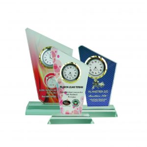Crystal Clock Plaque CL2037