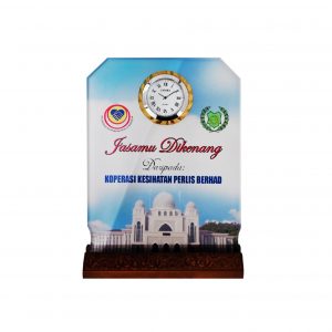 Clock Plaques Crystal Plaque Clock CL2050 Crystal Plaque Clock CL2050