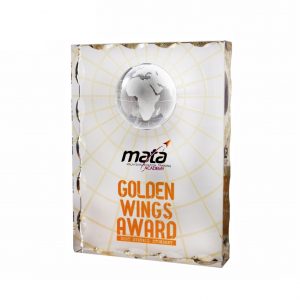 Crystal Plaque (Globe) CR3046