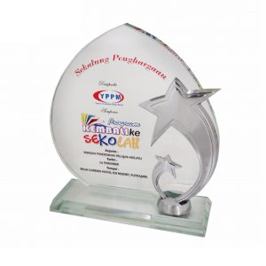 Crystal Plaque (Star) CR3054