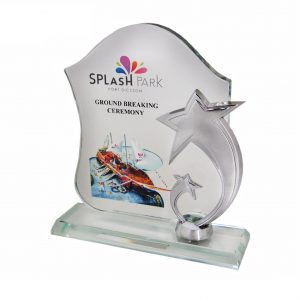 Crystal Plaque (Star) CR3055