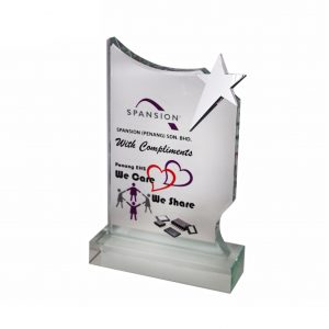 Crystal Plaque (Star) CR3056
