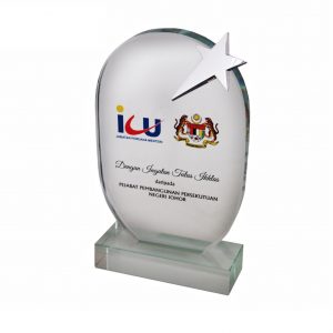 Crystal Plaque (Star) CR3057
