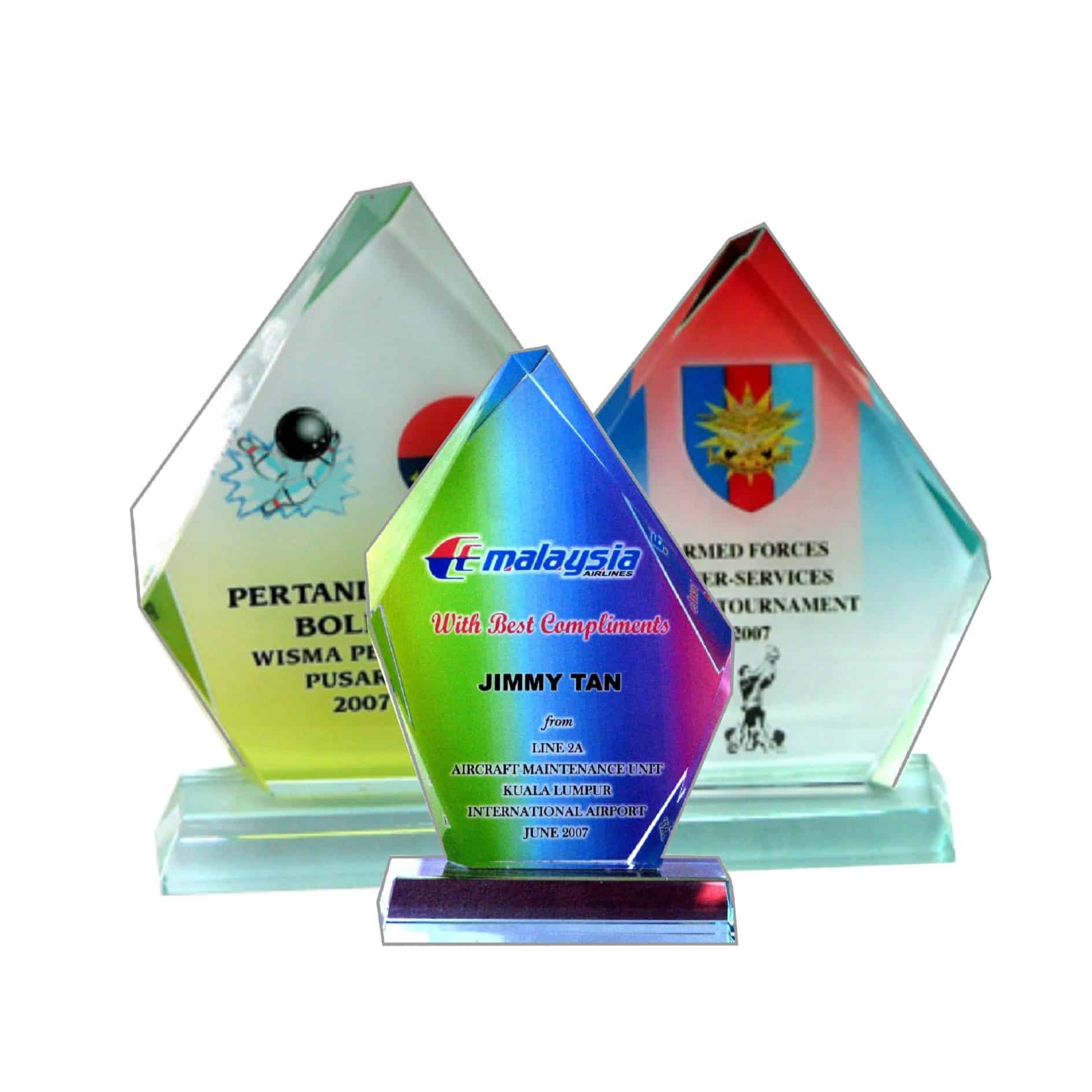 Crystal Plaques Crystal Glass Award CR8012 Crystal Glass Award CR8012