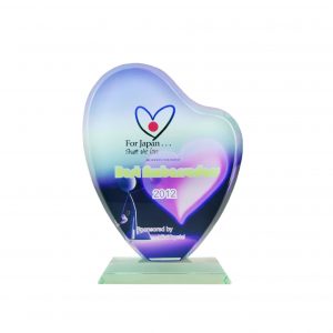Crystal Glass Award (Love) CR8018