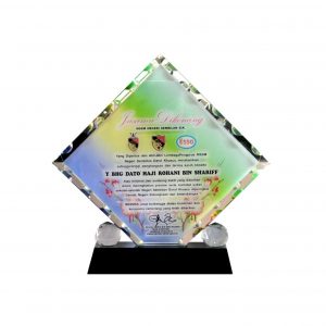 Square Crystal Glass Award CR8022