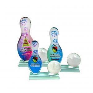 Crystal Award (Bowling) CR8071