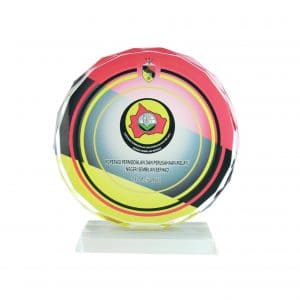 Crystal Plaques Round Crystal Award CR8091 Round Crystal Award CR8091