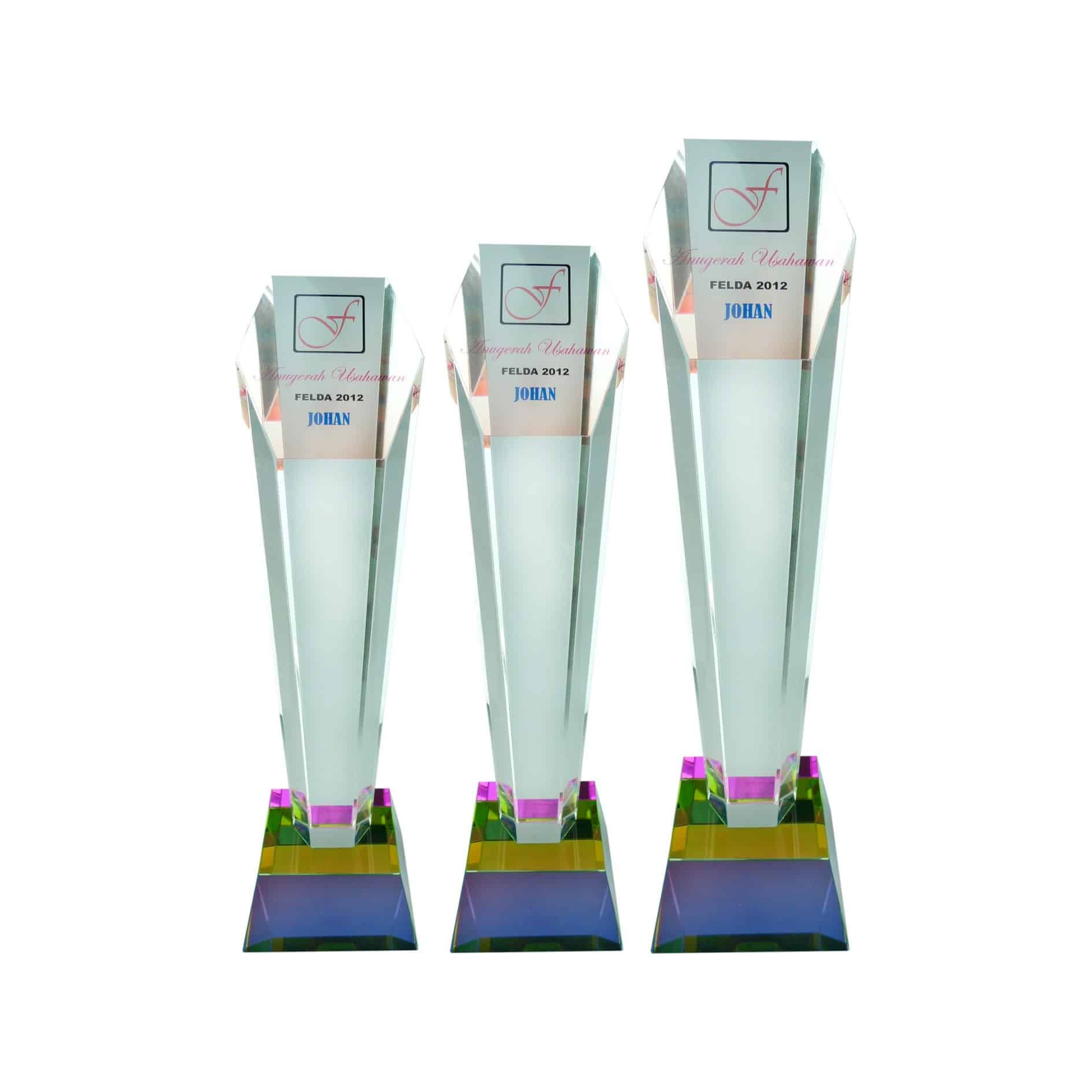Crystal Trophy Crystal Glass Award CR8187 Crystal Glass Award CR8187