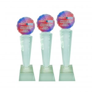 Crystal Trophy Crystal Glass Award CR8189 Crystal Glass Award CR8189