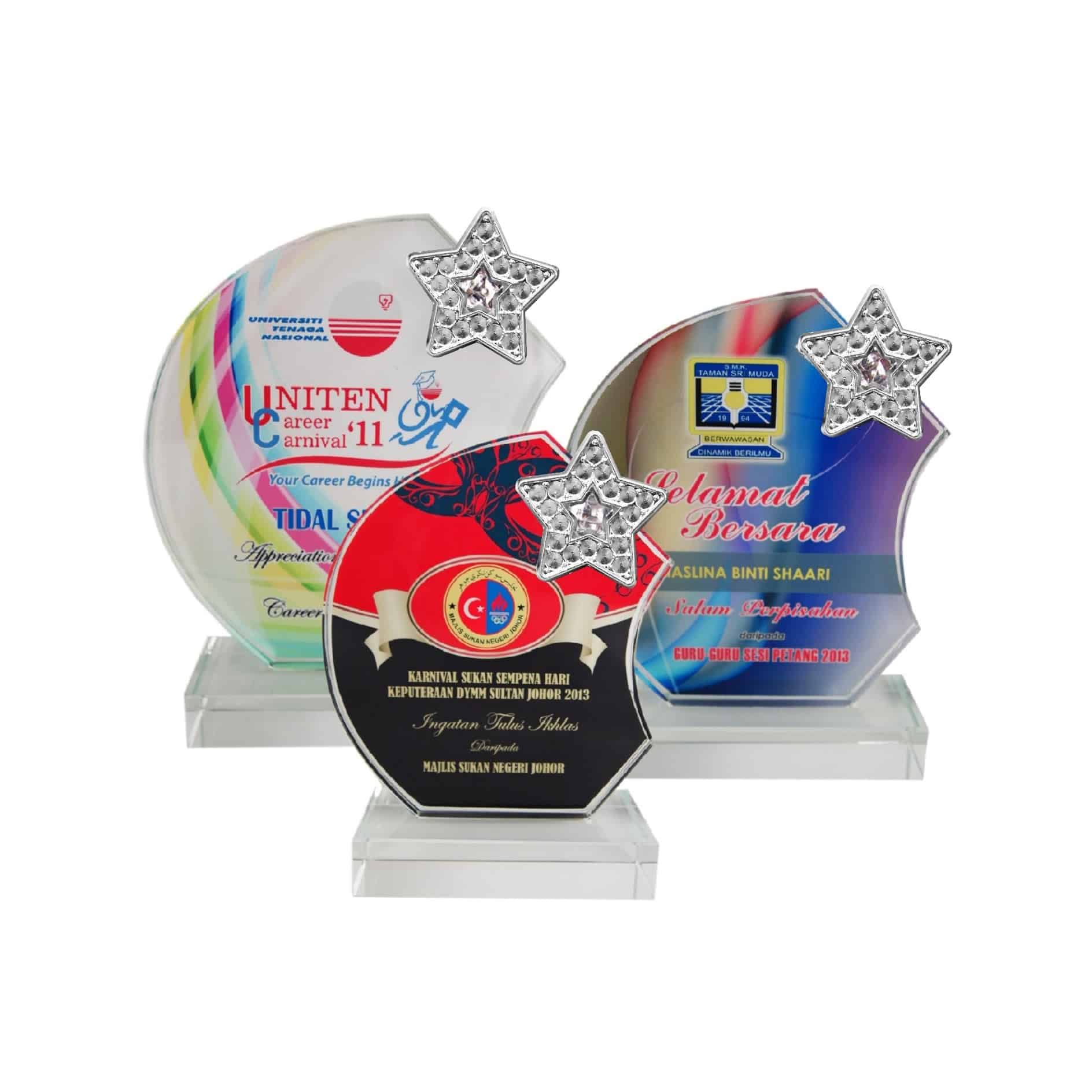 Crystal Plaques Crystal Glass Star Award CR8200 Crystal Glass Star Award CR8200