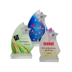 Crystal Glass Star Award CR8201