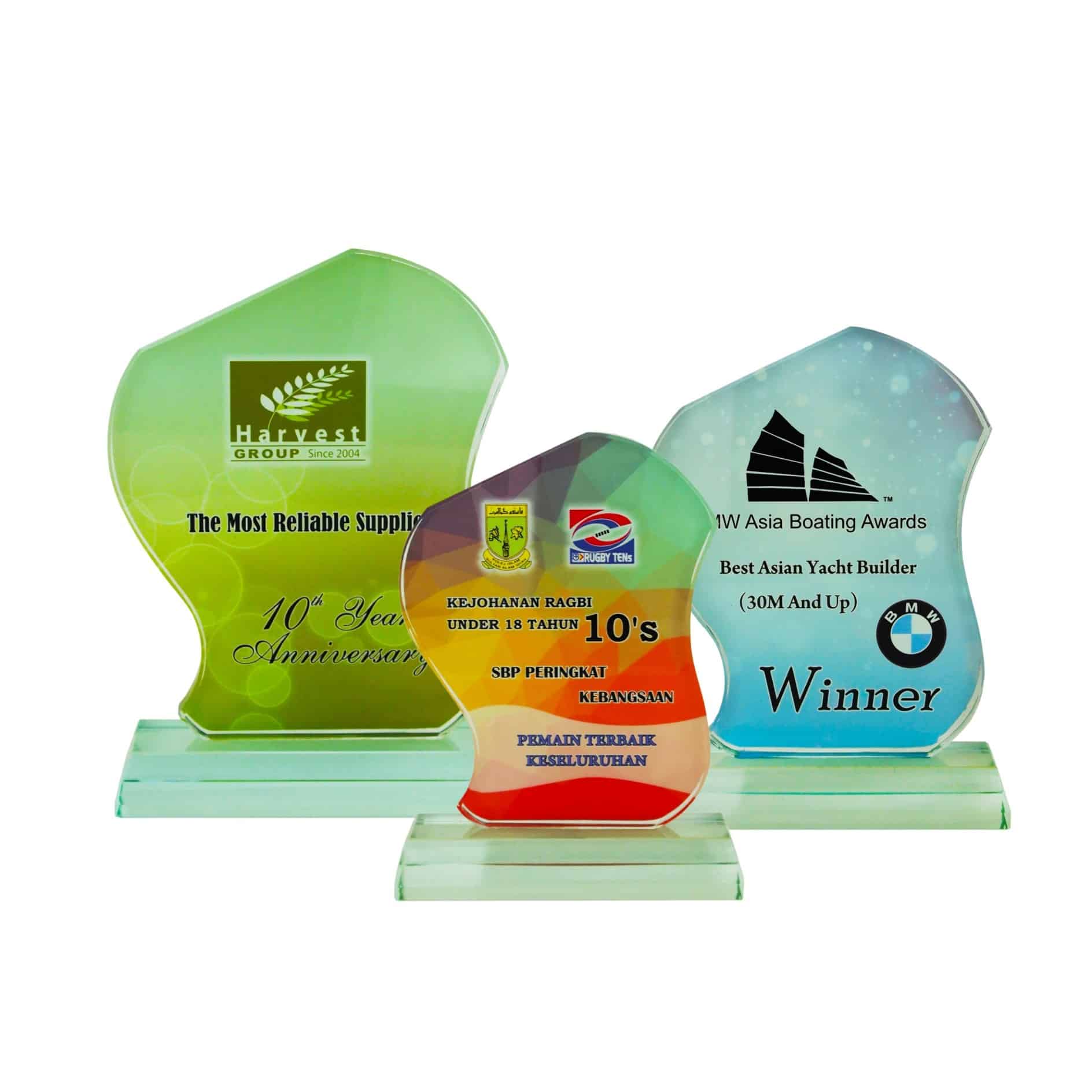 Crystal Plaques Crystal Glass Award CR8259 Crystal Glass Award CR8259
