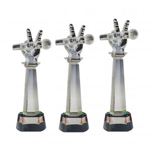 Crystal Glass Award (Microphone) CR8265