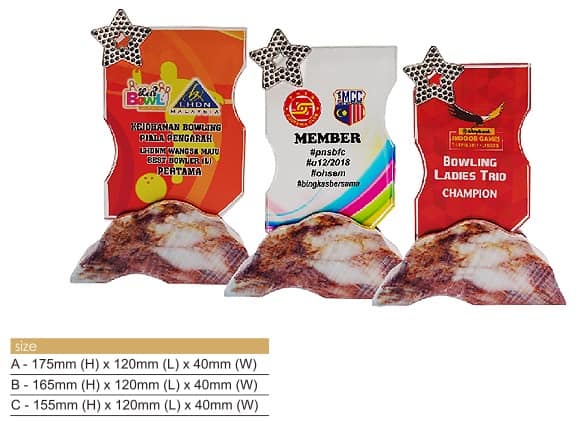 Crystal Plaques Color Crystal Award CR8330 Color Crystal Award CR8330