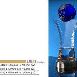 Globe Crystal Award CR8332