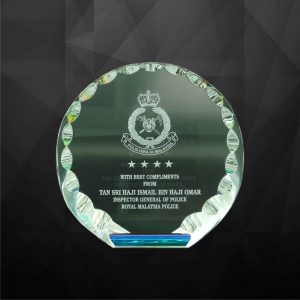 Crystal Plaques Round Crystal Plaque CR9004 Round Crystal Plaque CR9004