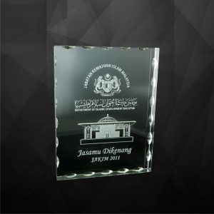 Rectangular Crystal Plaque CR9008