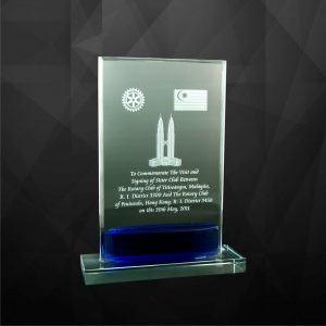 Rectangular Crystal Plaque CR9024