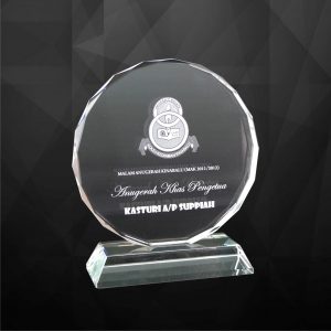 Crystal Plaques Round Crystal Plaque CR9031 Round Crystal Plaque CR9031