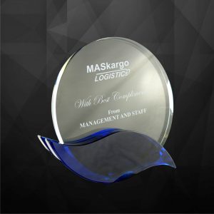 Crystal Plaques Round Crystal Plaque CR9059 Round Crystal Plaque CR9059