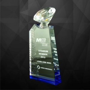 Crystal Plaques Crystal Diamond Award CR9060 Crystal Diamond Award CR9060