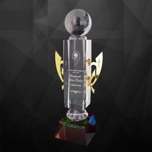 Crystal Globe Trophy CR9114