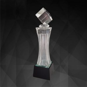 Crystal Cube Trophy CR9158