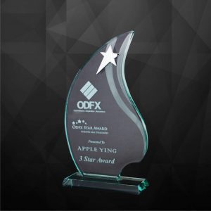 Crystal Star Plaque CR9170