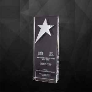 Crystal Star Plaque CR9172