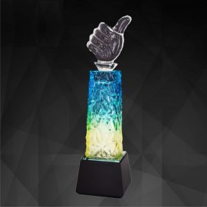 Crystal Thumb Trophy CR9184