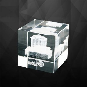 Cube Crystal Award CR9186