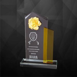 Crystal Plaques Crystal Flower Plaque CR9215 Crystal Flower Plaque CR9215