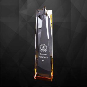 Crystal Star Plaque CR9221