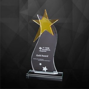Crystal Star Plaque CR9226