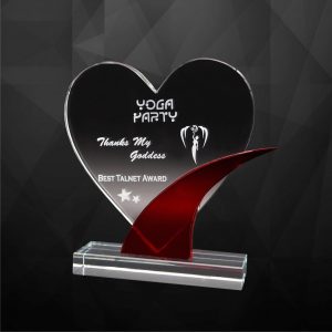 Love Crystal Plaque CR9246